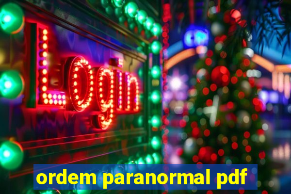 ordem paranormal pdf